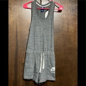 Nike shorts romper